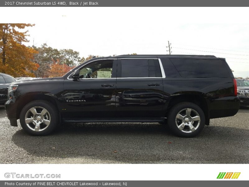 Black / Jet Black 2017 Chevrolet Suburban LS 4WD