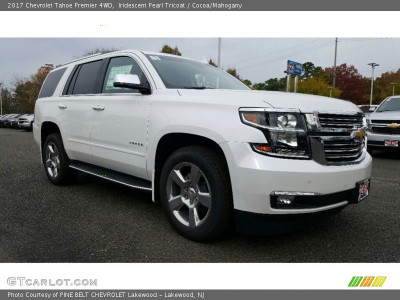 Iridescent Pearl Tricoat / Cocoa/Mahogany 2017 Chevrolet Tahoe Premier 4WD