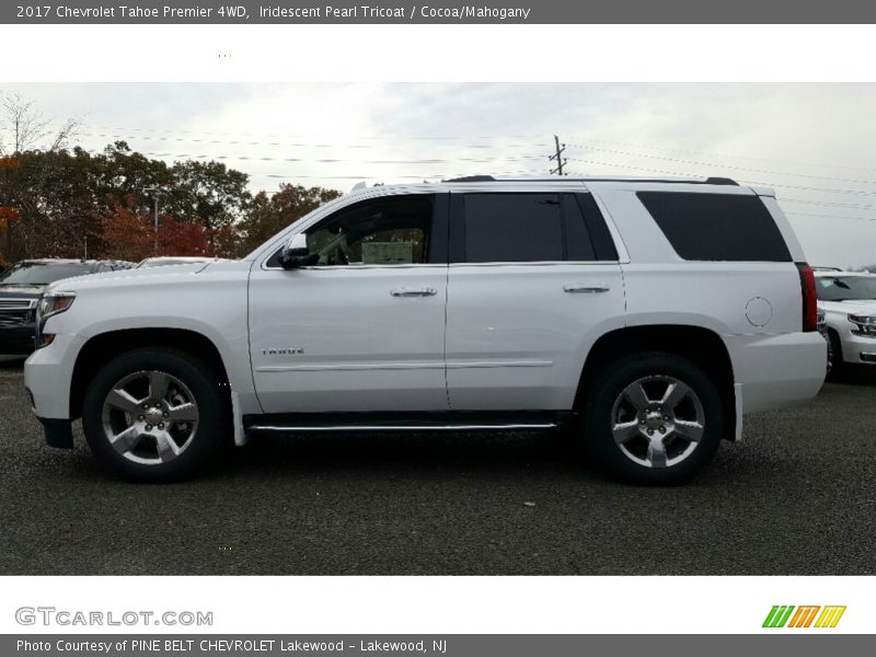 Iridescent Pearl Tricoat / Cocoa/Mahogany 2017 Chevrolet Tahoe Premier 4WD