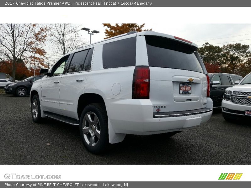 Iridescent Pearl Tricoat / Cocoa/Mahogany 2017 Chevrolet Tahoe Premier 4WD