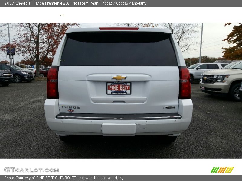 Iridescent Pearl Tricoat / Cocoa/Mahogany 2017 Chevrolet Tahoe Premier 4WD