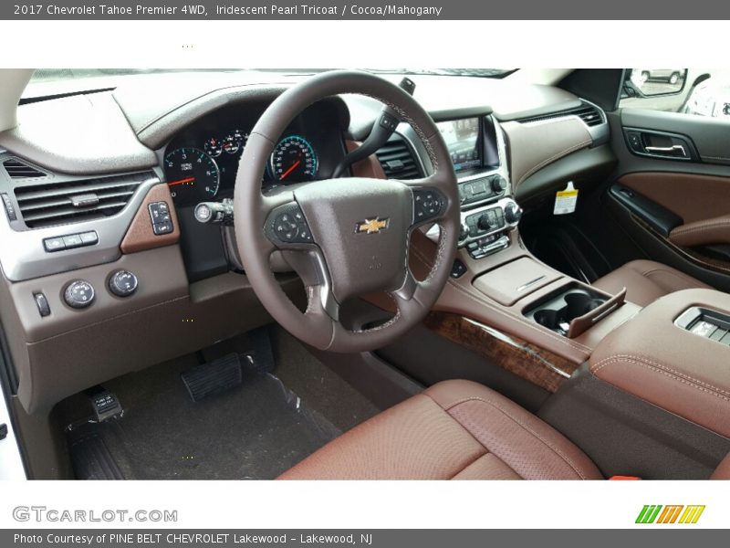 Iridescent Pearl Tricoat / Cocoa/Mahogany 2017 Chevrolet Tahoe Premier 4WD