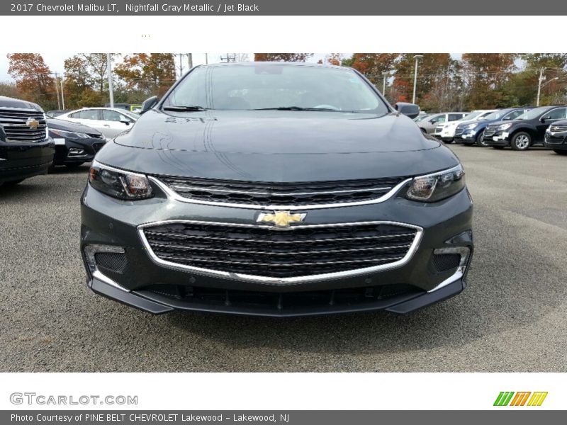 Nightfall Gray Metallic / Jet Black 2017 Chevrolet Malibu LT