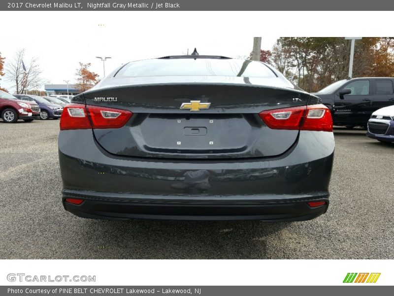 Nightfall Gray Metallic / Jet Black 2017 Chevrolet Malibu LT