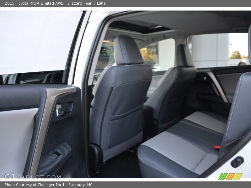 Blizzard Pearl / Latte 2015 Toyota RAV4 Limited AWD