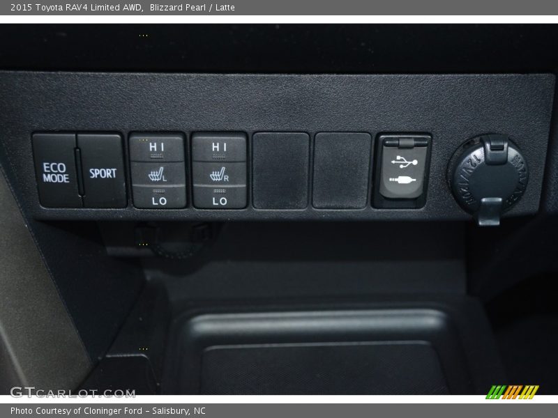 Blizzard Pearl / Latte 2015 Toyota RAV4 Limited AWD