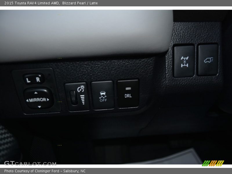 Blizzard Pearl / Latte 2015 Toyota RAV4 Limited AWD