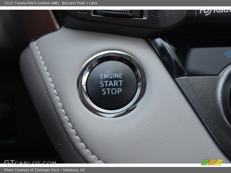Blizzard Pearl / Latte 2015 Toyota RAV4 Limited AWD