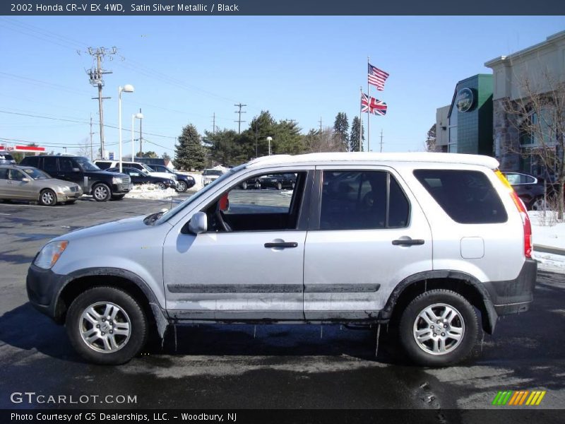 Satin Silver Metallic / Black 2002 Honda CR-V EX 4WD