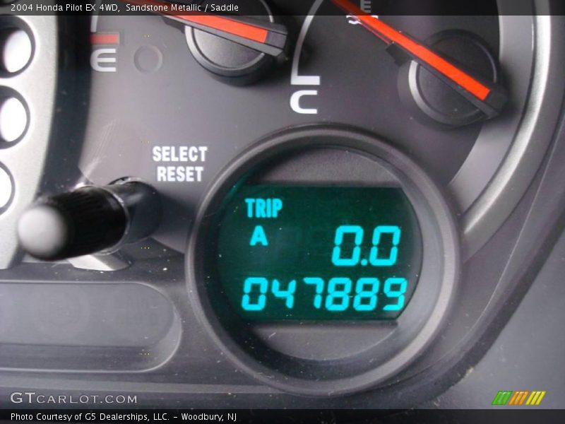 Sandstone Metallic / Saddle 2004 Honda Pilot EX 4WD