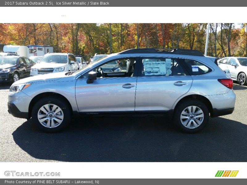 Ice Silver Metallic / Slate Black 2017 Subaru Outback 2.5i