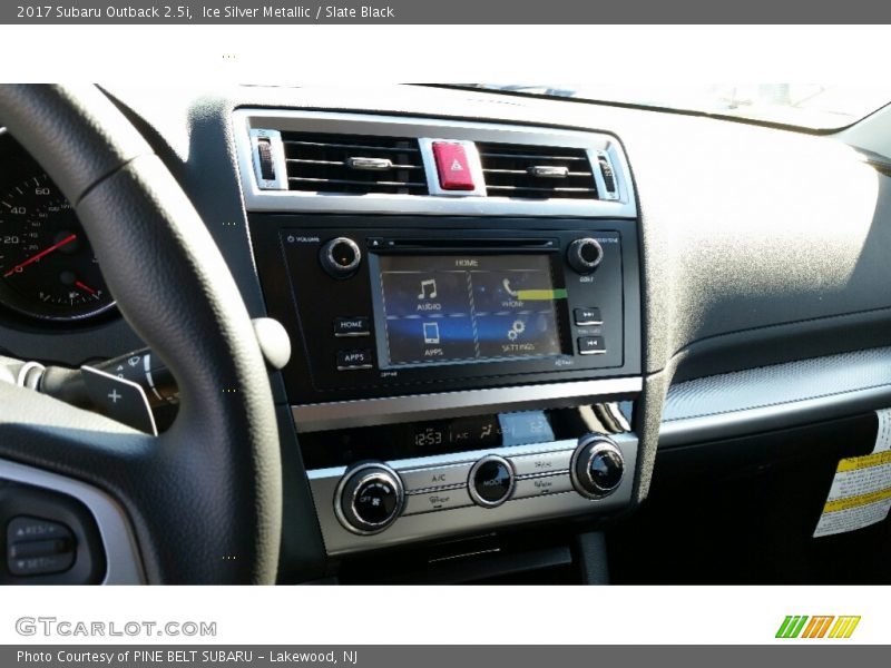 Ice Silver Metallic / Slate Black 2017 Subaru Outback 2.5i