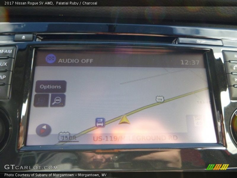 Navigation of 2017 Rogue SV AWD