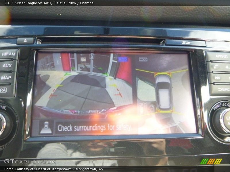Palatial Ruby / Charcoal 2017 Nissan Rogue SV AWD