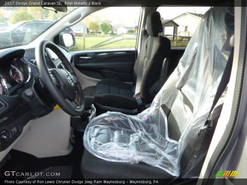 Billet Metallic / Black 2017 Dodge Grand Caravan SE