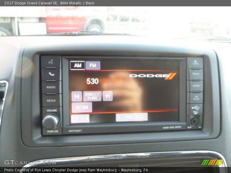 Billet Metallic / Black 2017 Dodge Grand Caravan SE