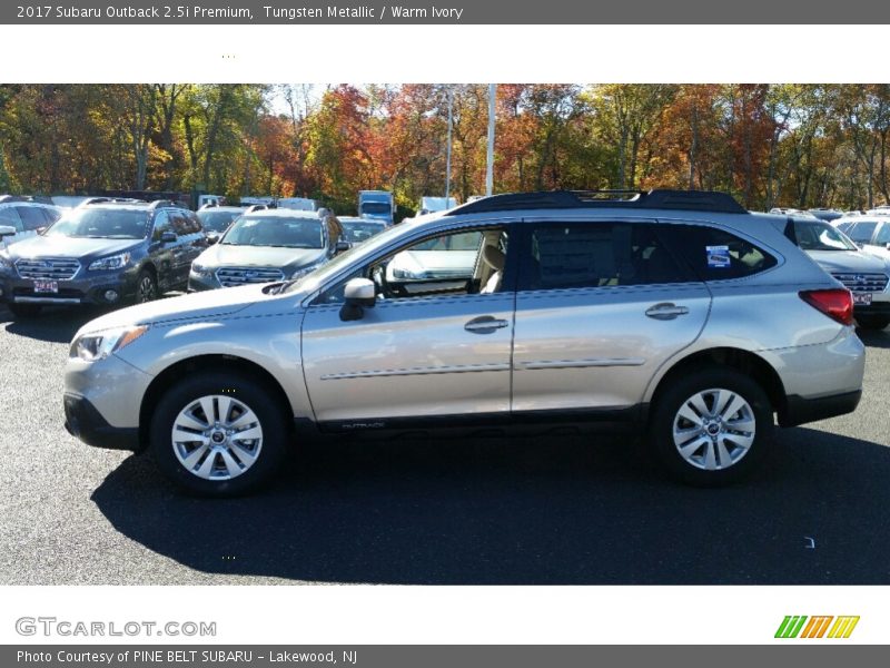 Tungsten Metallic / Warm Ivory 2017 Subaru Outback 2.5i Premium