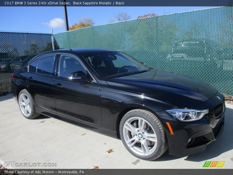 Black Sapphire Metallic / Black 2017 BMW 3 Series 340i xDrive Sedan