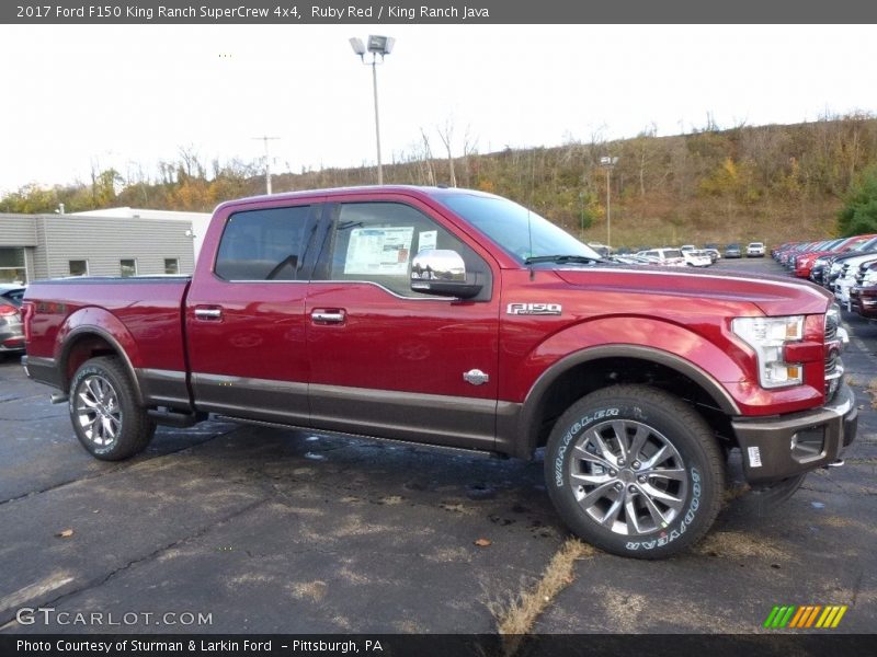  2017 F150 King Ranch SuperCrew 4x4 Ruby Red