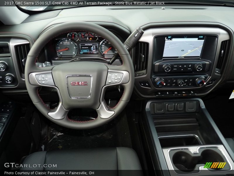 Dashboard of 2017 Sierra 1500 SLT Crew Cab 4WD All Terrain Package