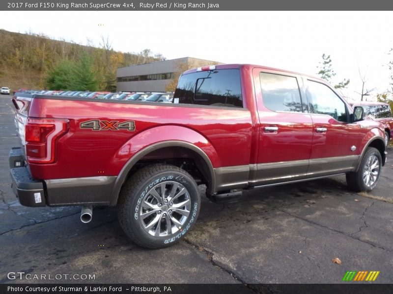 Ruby Red / King Ranch Java 2017 Ford F150 King Ranch SuperCrew 4x4