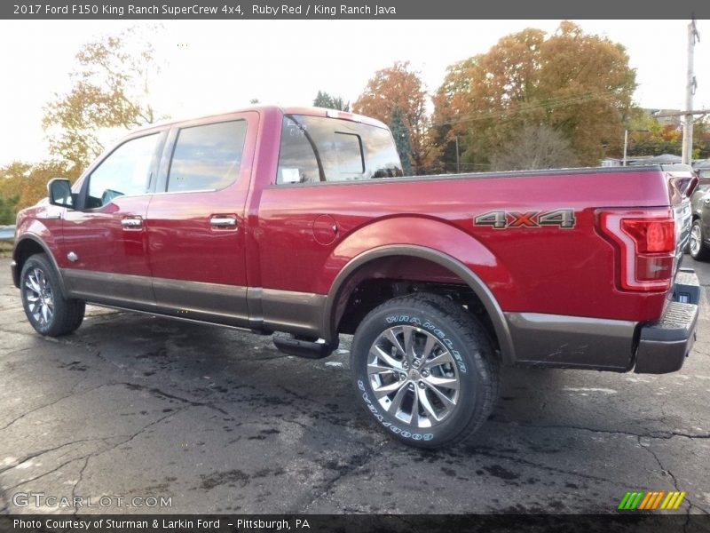 Ruby Red / King Ranch Java 2017 Ford F150 King Ranch SuperCrew 4x4