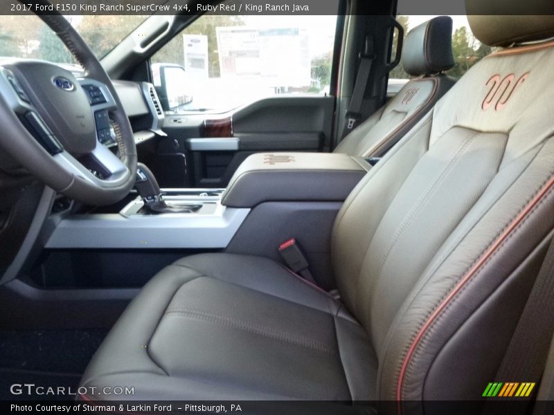  2017 F150 King Ranch SuperCrew 4x4 King Ranch Java Interior