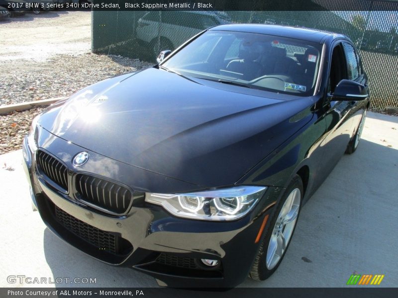 Black Sapphire Metallic / Black 2017 BMW 3 Series 340i xDrive Sedan