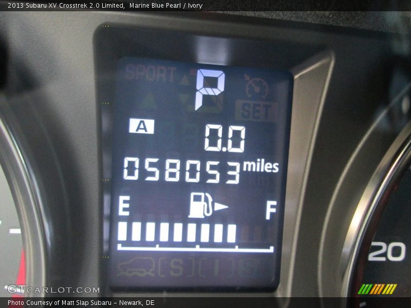 Marine Blue Pearl / Ivory 2013 Subaru XV Crosstrek 2.0 Limited