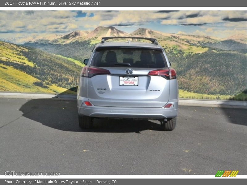 Silver Sky Metallic / Ash 2017 Toyota RAV4 Platinum