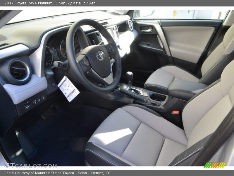  2017 RAV4 Platinum Ash Interior