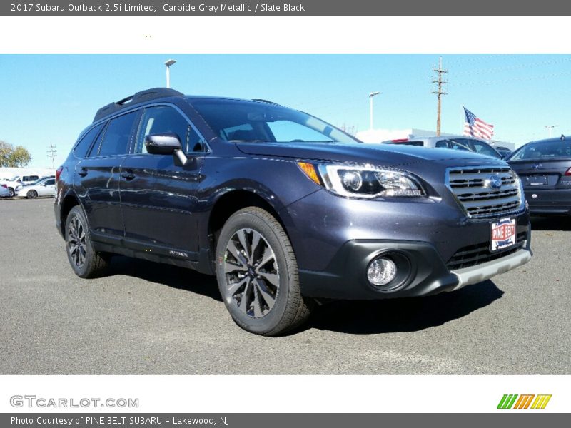 Carbide Gray Metallic / Slate Black 2017 Subaru Outback 2.5i Limited