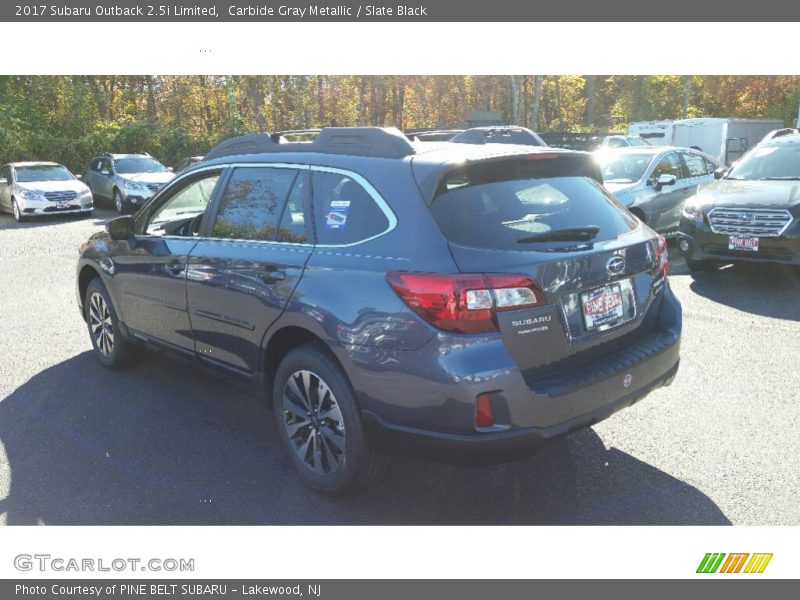 Carbide Gray Metallic / Slate Black 2017 Subaru Outback 2.5i Limited
