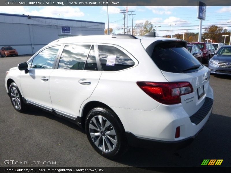 Crystal White Pearl / Java Brown 2017 Subaru Outback 2.5i Touring