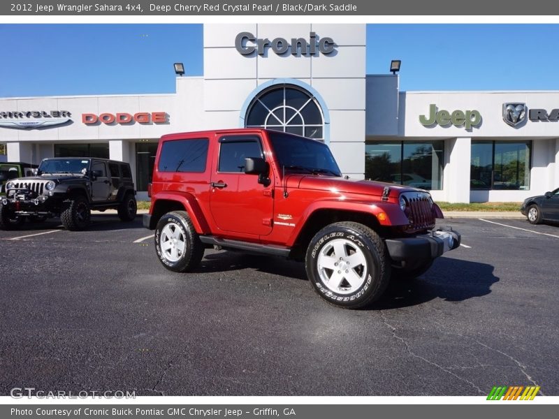 Deep Cherry Red Crystal Pearl / Black/Dark Saddle 2012 Jeep Wrangler Sahara 4x4