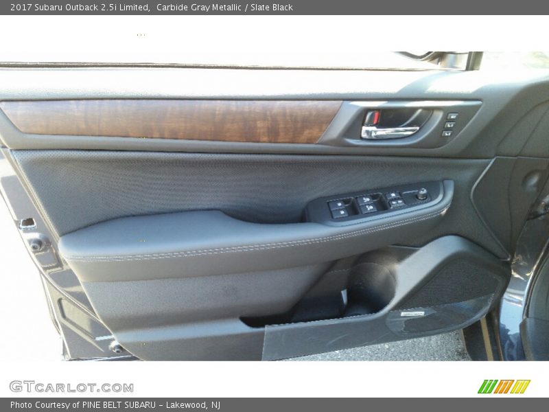 Carbide Gray Metallic / Slate Black 2017 Subaru Outback 2.5i Limited