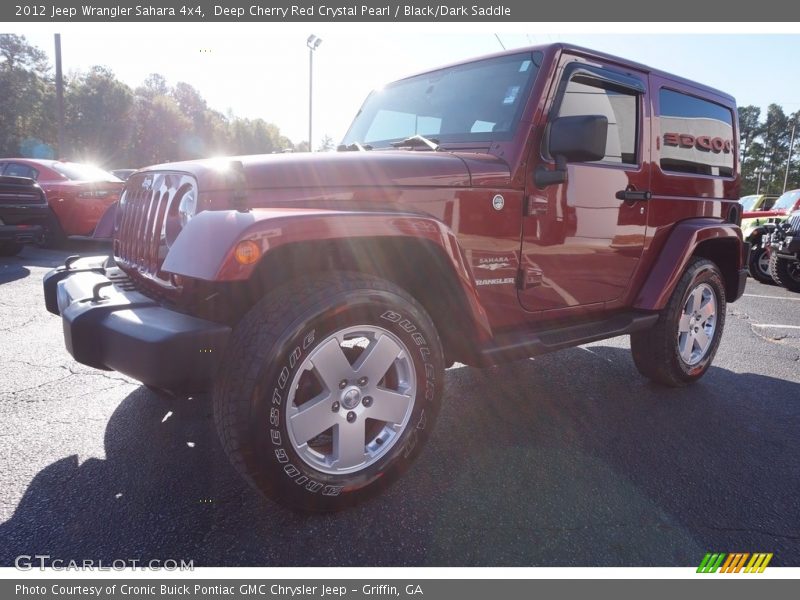 Deep Cherry Red Crystal Pearl / Black/Dark Saddle 2012 Jeep Wrangler Sahara 4x4