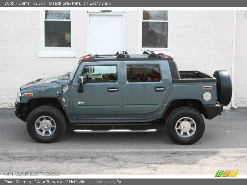 Stealth Gray Metallic / Ebony Black 2005 Hummer H2 SUT