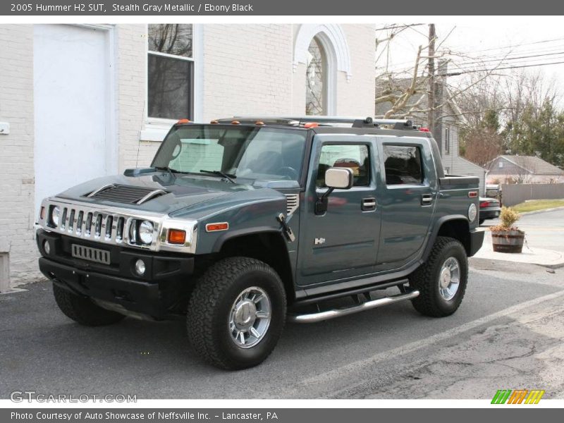 Stealth Gray Metallic / Ebony Black 2005 Hummer H2 SUT