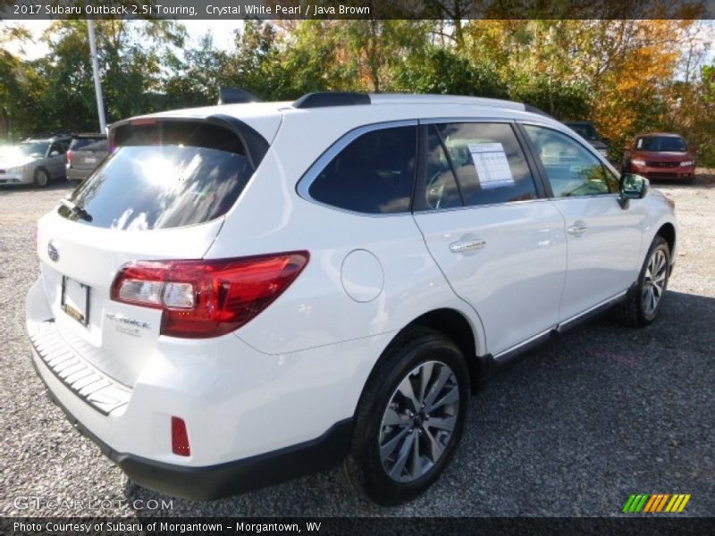 Crystal White Pearl / Java Brown 2017 Subaru Outback 2.5i Touring