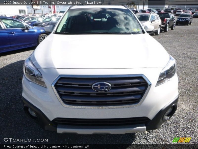 Crystal White Pearl / Java Brown 2017 Subaru Outback 2.5i Touring