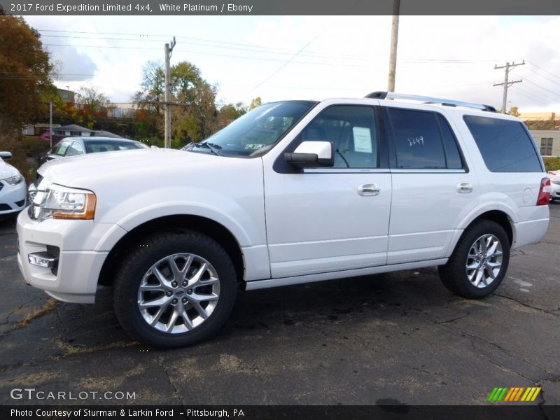 White Platinum / Ebony 2017 Ford Expedition Limited 4x4