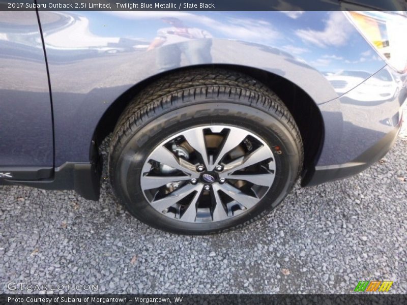Twilight Blue Metallic / Slate Black 2017 Subaru Outback 2.5i Limited