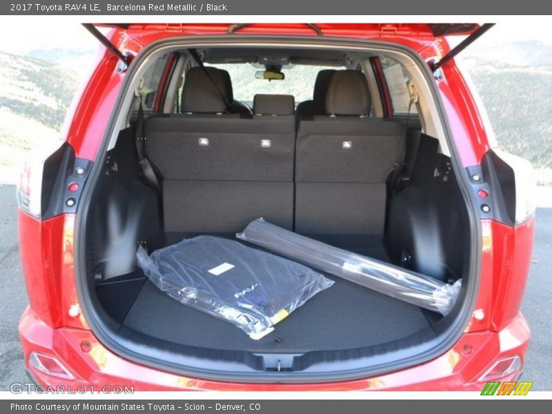 Barcelona Red Metallic / Black 2017 Toyota RAV4 LE