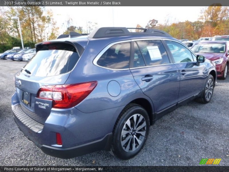 Twilight Blue Metallic / Slate Black 2017 Subaru Outback 2.5i Limited
