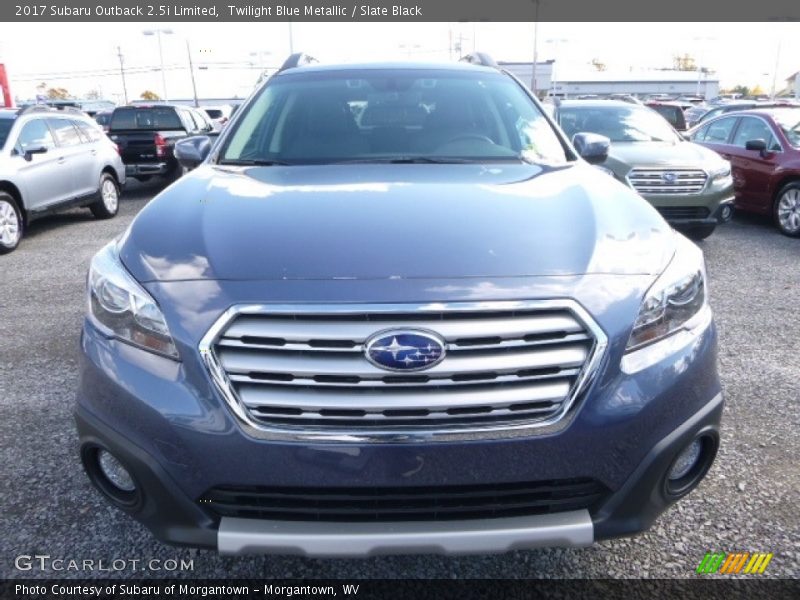 Twilight Blue Metallic / Slate Black 2017 Subaru Outback 2.5i Limited