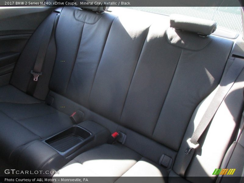 Mineral Grey Metallic / Black 2017 BMW 2 Series M240i xDrive Coupe