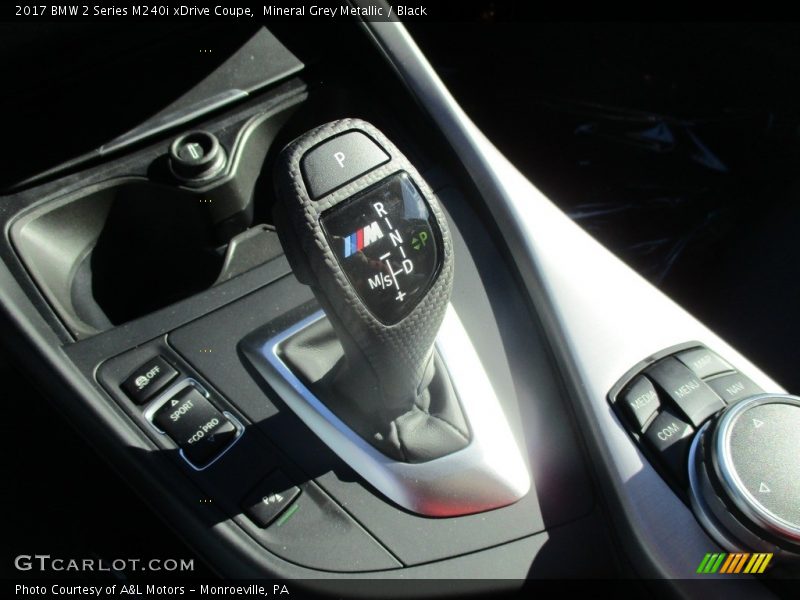 Mineral Grey Metallic / Black 2017 BMW 2 Series M240i xDrive Coupe