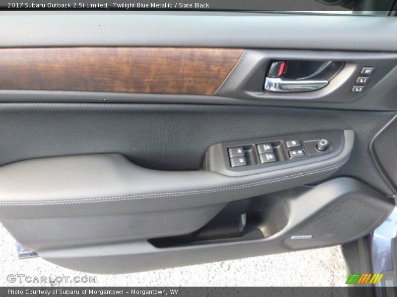 Twilight Blue Metallic / Slate Black 2017 Subaru Outback 2.5i Limited