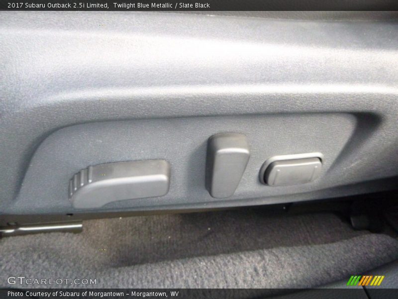 Twilight Blue Metallic / Slate Black 2017 Subaru Outback 2.5i Limited